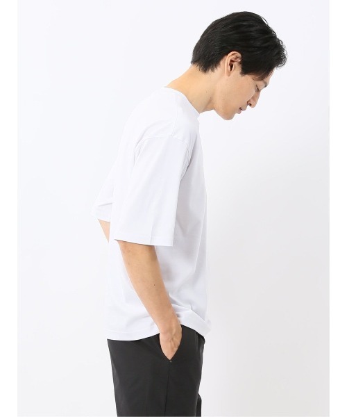 m.f.editorial(エムエフエディトリアル)の「【綿100%】m.f.エディトリアル メンズ ロゴ刺繍 クルーネック 半袖 Tシャツ(Tシャツ/カットソー・メンズ・ホワイト/ライトグレー/ピンク系その他/ブルー・LARGE/MEDIUM)」の17枚目の写真