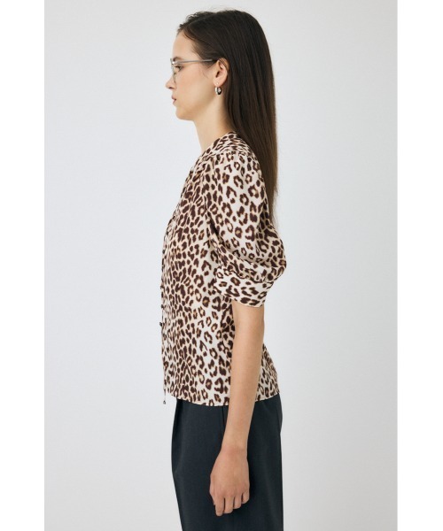 MOUSSY（マウジー）の「【25年AW新作】GATHERED SHOULDER ハーフスリーブブラウス（シャツ/ブラウス・レディース・オフホワイト/ブラック/ブラウン系その他・FREE）」の11枚目の写真