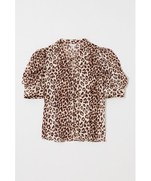 MOUSSY（マウジー）の「【25年AW新作】GATHERED SHOULDER ハーフスリーブブラウス（シャツ/ブラウス・レディース・オフホワイト/ブラック/ブラウン系その他・FREE）」の17枚目の写真