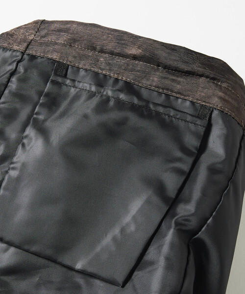 UMBRO（アンブロ）の「UMBRO/アンブロ SP Packable Wrinkled Mini Bag/別注 パッカブル ミニバッグ/シワ加工（バックパック/リュック・メンズ・ブラック/オリーブ/ブラウン・ONE SIZE）」の9枚目の写真