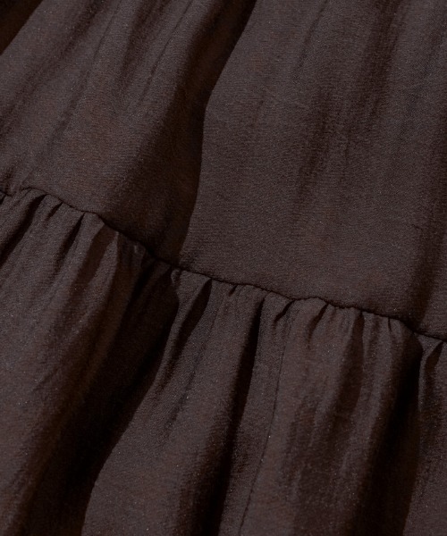 flower（フラワー）の「グロッシーティアードスカート（スカート・レディース・ホワイト・FREE）」の9枚目の写真