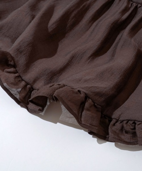 flower（フラワー）の「グロッシーティアードスカート（スカート・レディース・ホワイト・FREE）」の10枚目の写真