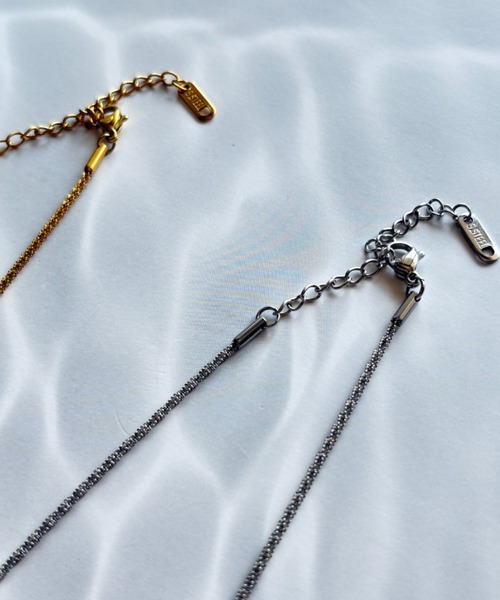 ciite' surgical stainless（シーテサージカルステンレス）の「【 金属アレルギー対応 】グリッターチェーンネックレス サージカルステンレス（ネックレス・レディース・シルバー/ゴールド・FREE）」の19枚目の写真