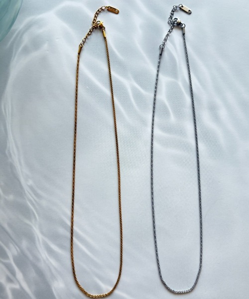 ciite' surgical stainless（シーテサージカルステンレス）の「【 金属アレルギー対応 】グリッターチェーンネックレス サージカルステンレス（ネックレス・レディース・シルバー/ゴールド・FREE）」の16枚目の写真