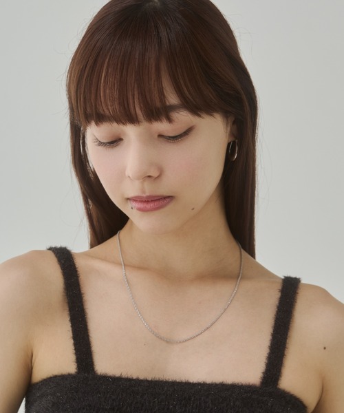 ciite' surgical stainless（シーテサージカルステンレス）の「【 金属アレルギー対応 】グリッターチェーンネックレス サージカルステンレス（ネックレス・レディース・シルバー/ゴールド・FREE）」の11枚目の写真