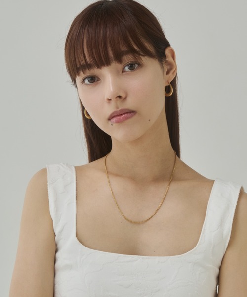 ciite' surgical stainless（シーテサージカルステンレス）の「【 金属アレルギー対応 】グリッターチェーンネックレス サージカルステンレス（ネックレス・レディース・シルバー/ゴールド・FREE）」の7枚目の写真