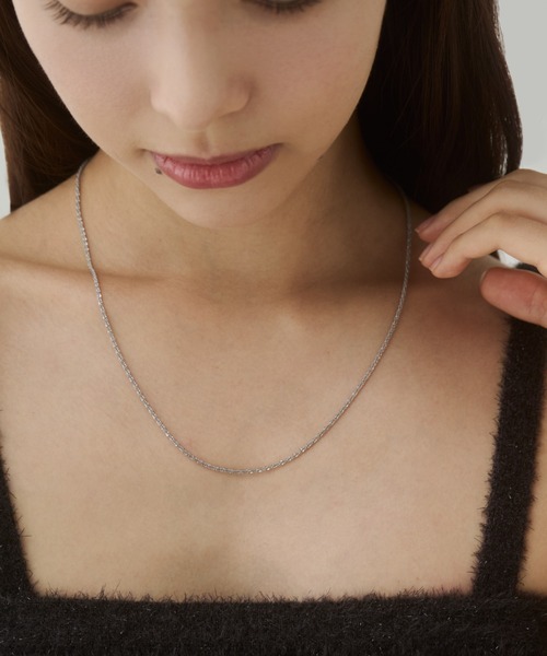 ciite' surgical stainless（シーテサージカルステンレス）の「【 金属アレルギー対応 】グリッターチェーンネックレス サージカルステンレス（ネックレス・レディース・シルバー/ゴールド・FREE）」の13枚目の写真