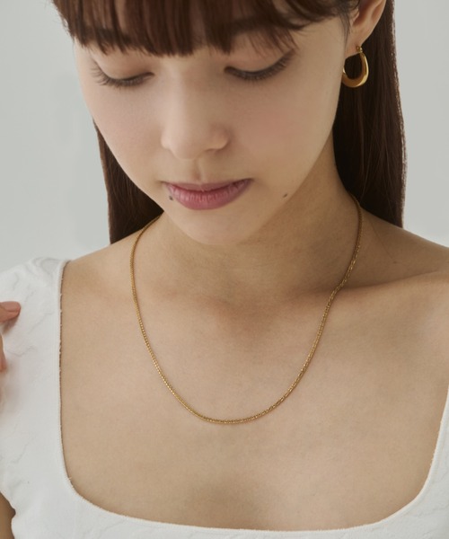 ciite' surgical stainless（シーテサージカルステンレス）の「【 金属アレルギー対応 】グリッターチェーンネックレス サージカルステンレス（ネックレス・レディース・シルバー/ゴールド・FREE）」の8枚目の写真