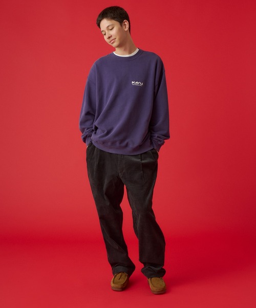 KAVU(カブー)の「KAVU/カブー Sunburn Sweat/サンバーンスウェット(スウェット・メンズ・ネイビー/バーガンディー/ブラック・MEDIUM/X-LARGE/LARGE)」の9枚目の写真