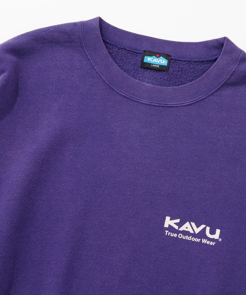 KAVU(カブー)の「KAVU/カブー Sunburn Sweat/サンバーンスウェット(スウェット・メンズ・ネイビー/バーガンディー/ブラック・MEDIUM/X-LARGE/LARGE)」の12枚目の写真