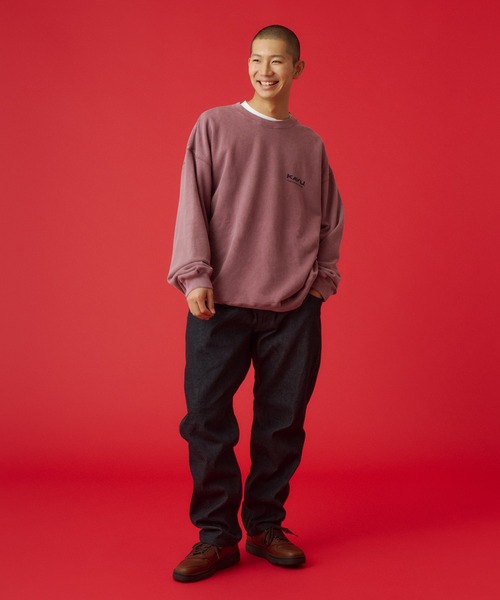 KAVU(カブー)の「KAVU/カブー Sunburn Sweat/サンバーンスウェット(スウェット・メンズ・ネイビー/バーガンディー/ブラック・MEDIUM/X-LARGE/LARGE)」の14枚目の写真