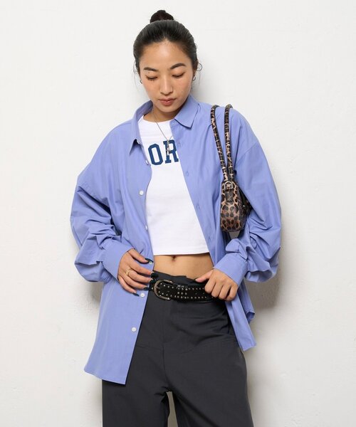 WHO'S WHO gallery（フーズフーギャラリー）の「ブロードルーズシャツ（シャツ/ブラウス・レディース・ブルー系その他/ブルー・FREE）」の8枚目の写真