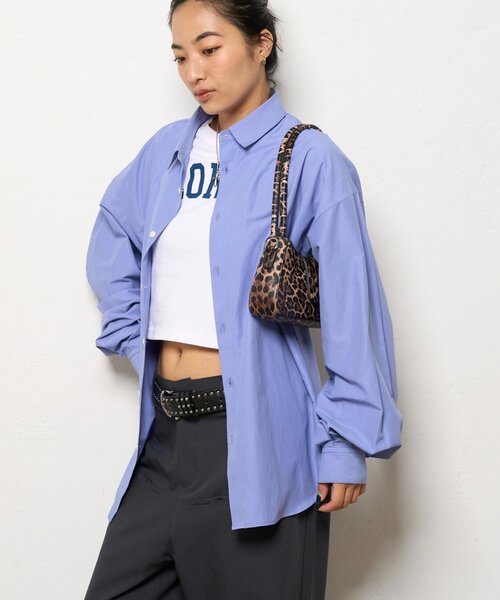 WHO'S WHO gallery（フーズフーギャラリー）の「ブロードルーズシャツ（シャツ/ブラウス・レディース・ブルー系その他/ブルー・FREE）」の9枚目の写真