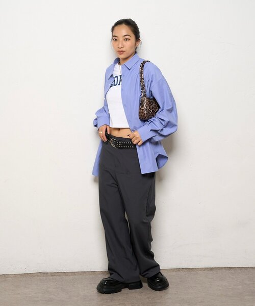 WHO'S WHO gallery（フーズフーギャラリー）の「ブロードルーズシャツ（シャツ/ブラウス・レディース・ブルー系その他/ブルー・FREE）」の14枚目の写真