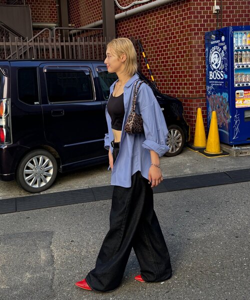 WHO'S WHO gallery（フーズフーギャラリー）の「ブロードルーズシャツ（シャツ/ブラウス・レディース・ブルー系その他/ブルー・FREE）」の3枚目の写真