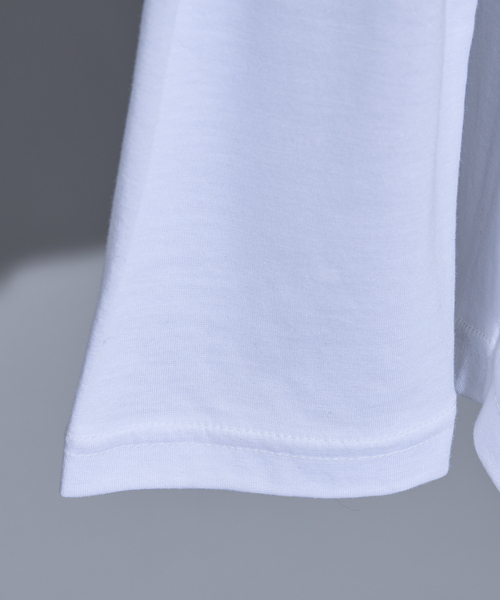 5351 POUR LES HOMMES(ゴーサンゴーイチプールオム)の「ドレープ 長袖Tシャツ(Tシャツ/カットソー・メンズ・ホワイト/ブラック・46/48/44/50)」の8枚目の写真