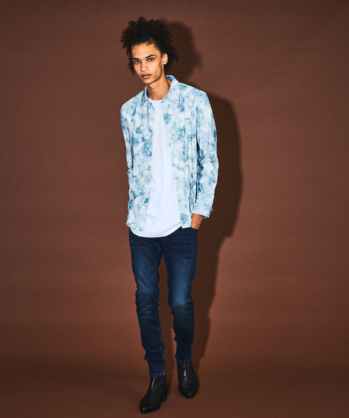 5351 POUR LES HOMMES(ゴーサンゴーイチプールオム)の「ドレープ 長袖Tシャツ(Tシャツ/カットソー・メンズ・ホワイト/ブラック・46/48/44/50)」の13枚目の写真