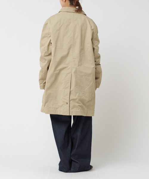 RNA-N（アールエヌエーエヌ）の「C0668 チノステンカラーコート（ステンカラーコート・レディース・グレー/ベージュ・SMALL/MEDIUM）」の8枚目の写真