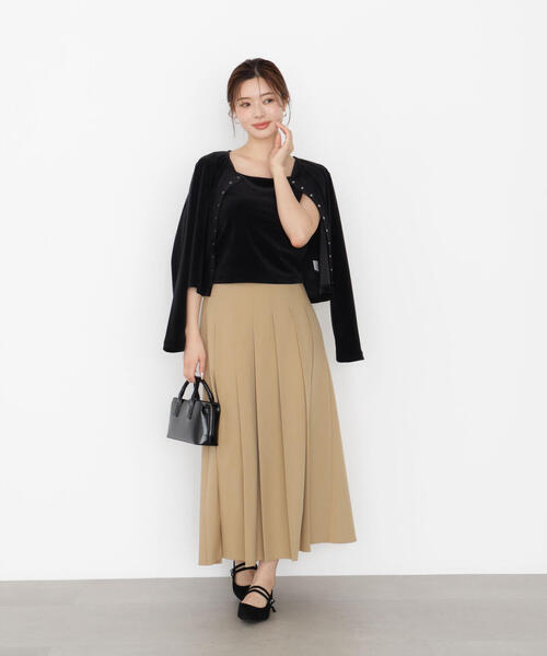 PROPORTION BODY DRESSING（プロポーションボディドレッシング）の「ベロアＳＥＴＵＰ / 1215260900（アンサンブル・レディース・ブラウン/ブラック・FREE）」の15枚目の写真