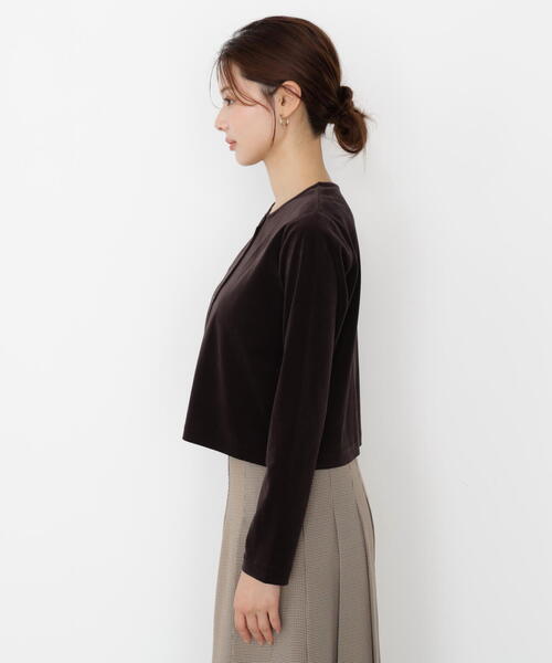 PROPORTION BODY DRESSING（プロポーションボディドレッシング）の「ベロアＳＥＴＵＰ / 1215260900（アンサンブル・レディース・ブラウン/ブラック・FREE）」の6枚目の写真