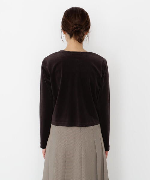 PROPORTION BODY DRESSING（プロポーションボディドレッシング）の「ベロアＳＥＴＵＰ / 1215260900（アンサンブル・レディース・ブラウン/ブラック・FREE）」の7枚目の写真