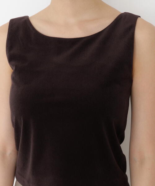 PROPORTION BODY DRESSING（プロポーションボディドレッシング）の「ベロアＳＥＴＵＰ / 1215260900（アンサンブル・レディース・ブラウン/ブラック・FREE）」の9枚目の写真