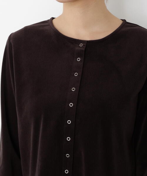 PROPORTION BODY DRESSING（プロポーションボディドレッシング）の「ベロアＳＥＴＵＰ / 1215260900（アンサンブル・レディース・ブラウン/ブラック・FREE）」の10枚目の写真