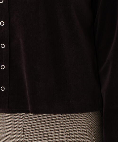 PROPORTION BODY DRESSING（プロポーションボディドレッシング）の「ベロアＳＥＴＵＰ / 1215260900（アンサンブル・レディース・ブラウン/ブラック・FREE）」の12枚目の写真