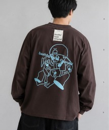 bashful base Oriental（バッシュフルベースオリエンタル）の「【新色追加! bbO】オーバーサイズバッシュフルくんロンT（Tシャツ/カットソー）」