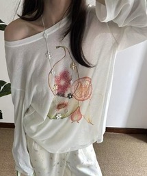 ONE SHOULDER Tシャツ RODEO CROWNS WIDE BOWL | Ads L/S Tシャツ (Tシャツ
