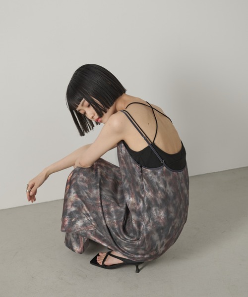 AIC.(エーアイシー)の「【再入荷】パッド付きバッククロスブラトップ(キャミソール・レディース・ブラック/オフホワイト・FREE)」の17枚目の写真