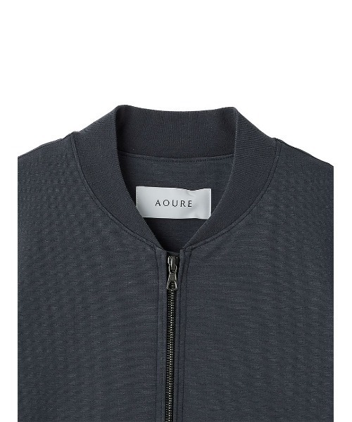 AOURE（アウール）の「Ｗ　ＪＥＲＳＥＹ　ＭＡ-１（MA-1・メンズ・ブラック/カーキ/グレー・SMALL/MEDIUM/LARGE/X-LARGE）」の4枚目の写真