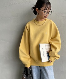 スウェット（イエロー/黄色系・ブランドロゴ）ファッション通販