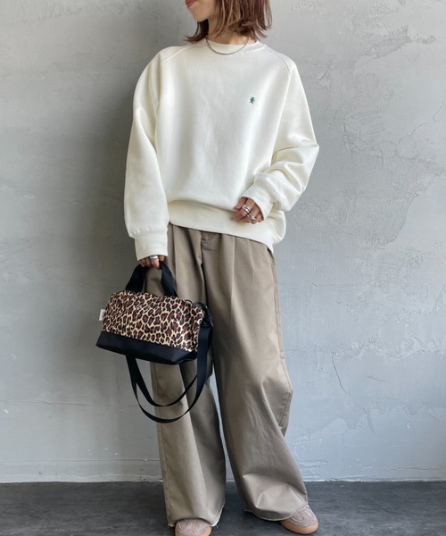 GYMPHLEX/ジムフレックス] スイングスリーブ ワンポイントロゴ刺繍