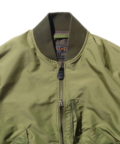 BEAMS PLUS（ビームスプラス）の「ツイル ミリタリー フライトジャケット（ブルゾン・メンズ・オリーブ/ネイビー・S/L/XL/M）」の20枚目の写真