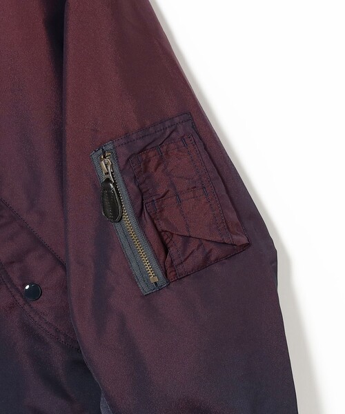 BEAMS PLUS（ビームスプラス）の「ツイル ミリタリー フライトジャケット（ブルゾン・メンズ・オリーブ/ネイビー・S/L/XL/M）」の3枚目の写真