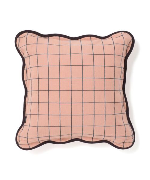 ウィンドウペンウェーブ クッションカバー 45×45 オレンジ（019