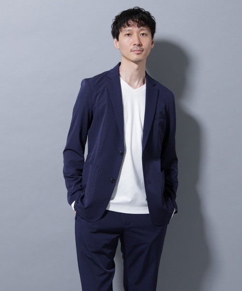ナノユニバース セットアップスーツ 3ピース 紺色（サイズ46／M相当） ナノユニバース セットアップスーツ 3ピース 紺色（サイズ46／M