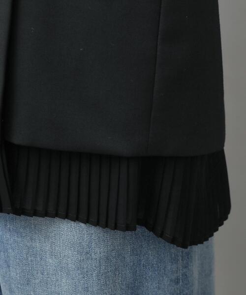 DRESSTERIOR（ドレステリア）の「【モデル美香×DRESSTERIOR】美香さんコラボプリーツヘムジャケット（テーラードジャケット・レディース・ブラック・34/36/38）」の6枚目の写真