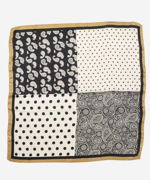 RODE SKO（ロデスコ）の「ドットペイズリースカーフ（バンダナ/スカーフ・レディース・ボルドー/グリーン/ネイビー・ONE）」の17枚目の写真