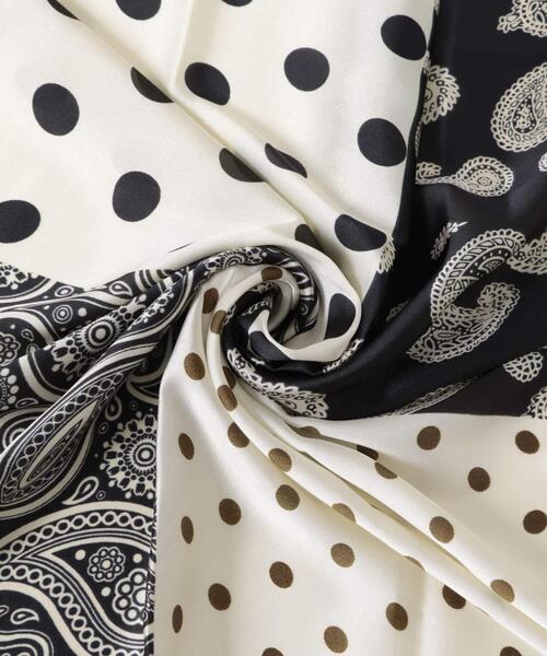 RODE SKO（ロデスコ）の「ドットペイズリースカーフ（バンダナ/スカーフ・レディース・ボルドー/グリーン/ネイビー・ONE）」の18枚目の写真