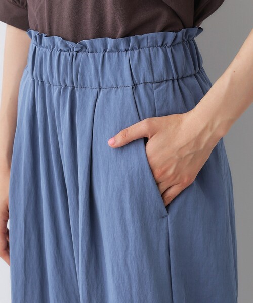 Dessin(デッサン)の「【ウエストゴム/洗える】リラクシーナイロンパンツ(その他パンツ・レディース・ブラック/ブルー系その他/ブラウン系・01/02/03)」の19枚目の写真