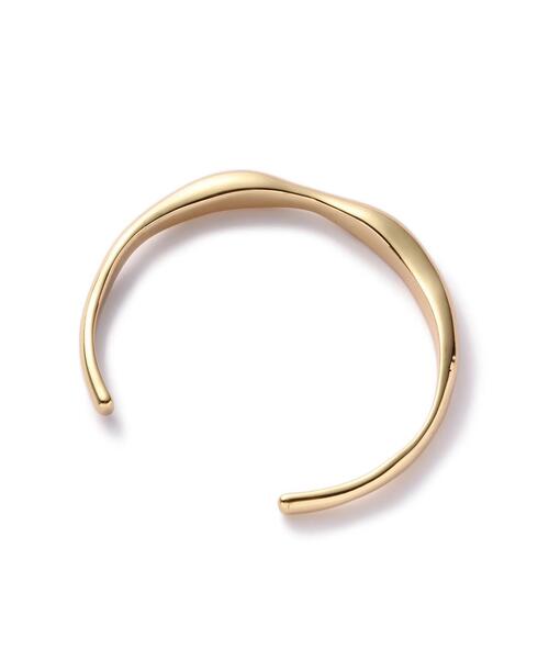 EDIT COLOGNE（エディットコロン）の「ニュアンスウェーブバングル（バングル/リストバンド・レディース・シルバー/ゴールド・ﾌﾘ-）」の2枚目の写真