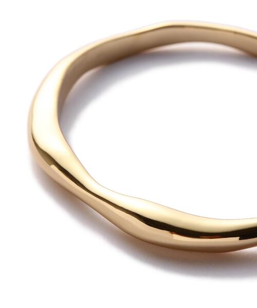 EDIT COLOGNE（エディットコロン）の「ニュアンスウェーブバングル（バングル/リストバンド・レディース・シルバー/ゴールド・ﾌﾘ-）」の5枚目の写真