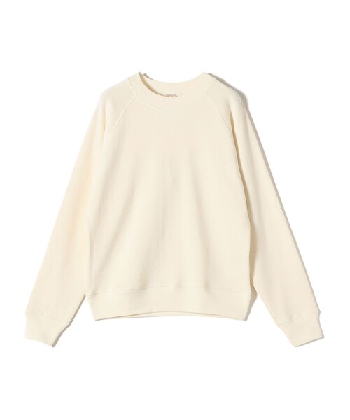 SHIPS(シップス)の「gicipi:クルーネック ミラノ リブ ラグラン スリーブ(TARTUFO)(Tシャツ/カットソー・レディース・ピンク/オフホワイト/ネイビー・ONE SIZE)」の1枚目の写真