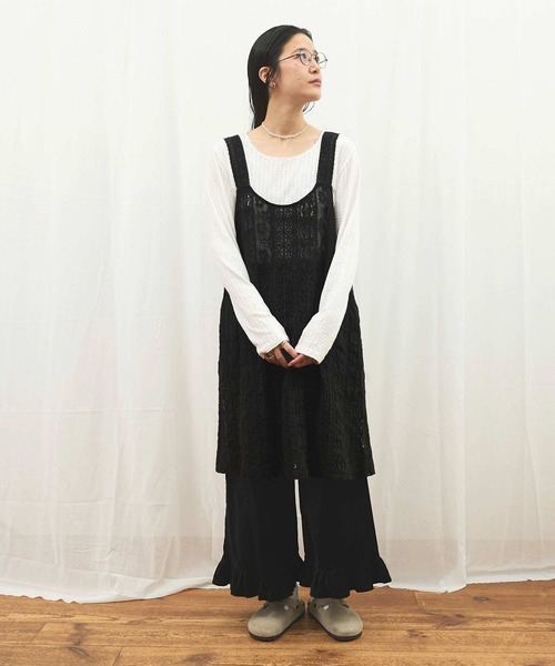 fig London(フィグロンドン)の「●Carol mini dress(ワンピース・レディース・ブラック/アイボリー・FREE)」の3枚目の写真