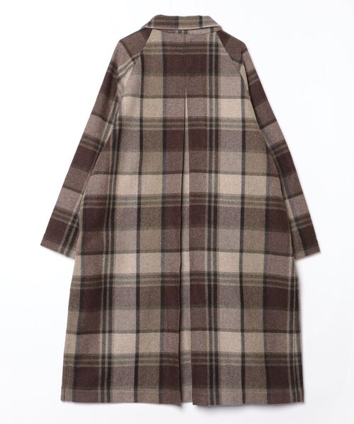 FRANK LEDER BROWN BIG CHEQUARED WOOL M 6 (0521039)（その他アウター