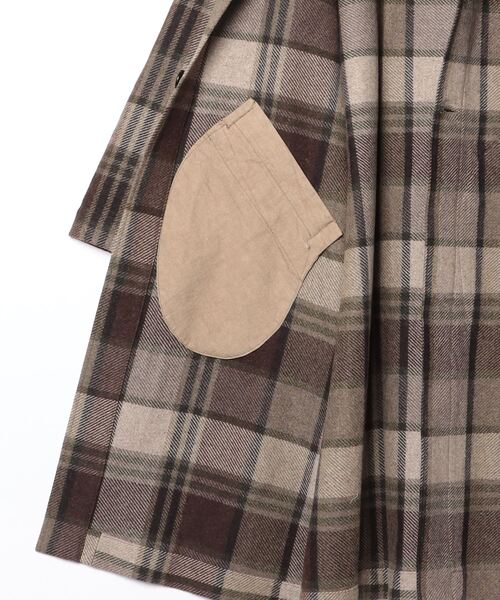 FRANK LEDER(フランクリーダー)の「FRANK LEDER BROWN BIG CHEQUARED WOOL M 6 (0521039)(その他アウター・メンズ・ライトベージュ・MEDIUM)」の3枚目の写真