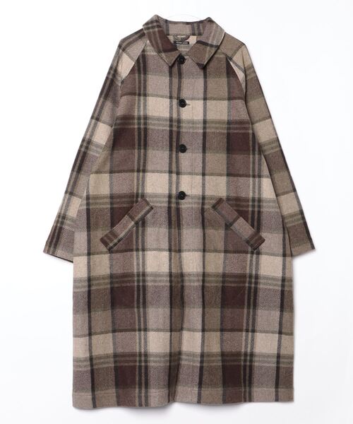 FRANK LEDER(フランクリーダー)の「FRANK LEDER BROWN BIG CHEQUARED WOOL M 6 (0521039)(その他アウター・メンズ・ライトベージュ・MEDIUM)」の11枚目の写真