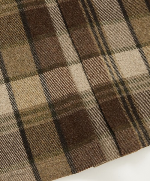 FRANK LEDER(フランクリーダー)の「FRANK LEDER BROWN BIG CHEQUARED WOOL M 6 (0521039)(その他アウター・メンズ・ライトベージュ・MEDIUM)」の8枚目の写真